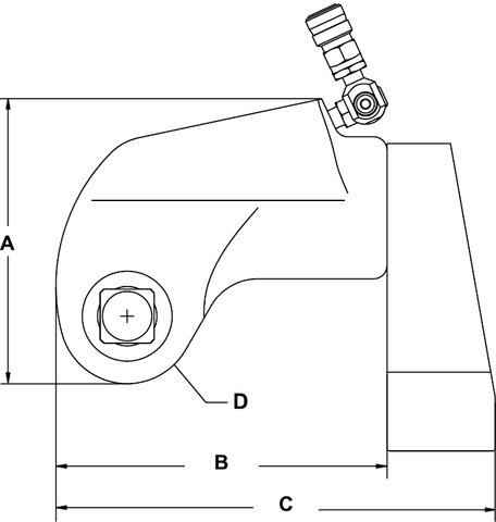 SQUARE DRIVE HYDRAULIC TORQUE WRENCH 1.1 2