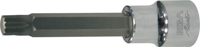SOCKET BIT 1/2" XZN LONG M-6