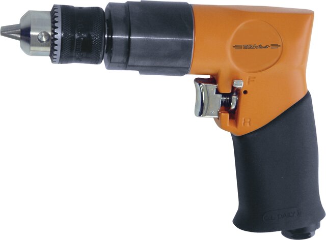 PNEUMATIC DRILL 1800 RPM REVERSIBLE GUN TYPE CAP. 10 MM 3/8"