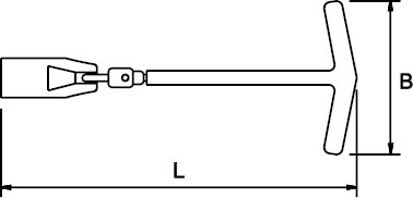 SPARK PLUG WRENCH DIN 3112 20,6 - 13/16"