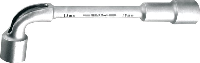 ANGLED OPEN SOCKET MIRROR POLISHED CHROME PLATING DIN 475 12 × 6 17 MM