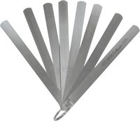 FEELER GAUGE 8 BLADES 150 MM 0,05 - 0,5 MM