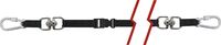 Carabiner lanyard with swivel
