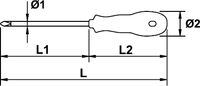SCREWDRIVER PHILIPS MASTERTORK EGA PH-3