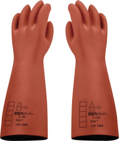 COMPOSITE INSULATING GLOVES 1000 V CLASS 0 SIZE 7
