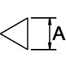 TRIANGULAR FILE BASTARD ANTIDROP ACO 4"