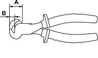 END CUTTING NIPPER (ELECTRICIAN) TITACROM® BIMAT 1000 V ANTIDROP ACO 160 MM