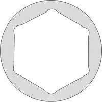 SOCKET WRENCH 1/2" STANDARD 12 EDGES NON-SPARKING CU-BE 29/32"