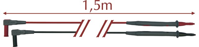 TEST LEADS EGATRONIK CAT III 1000 V-CAT IV 600 V