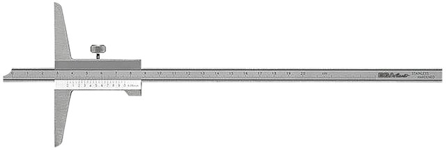 VERNIER DEPTH GAUGE INOX 300 MM x 0,02 MM