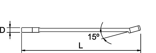 LLAVE COMBINADA CROMADO AEROESPACIAL 3,2 MM