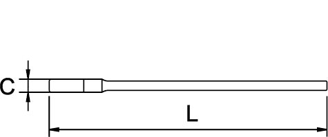 LLAVE FIJA DE UNA BOCA DIN 894 FOSFATADA 38 MM