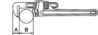 LLAVE DE ALUMINIO TITALUM® 36"