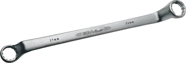 LLAVE ACODADA CROMADO AEROESPACIAL 16 - 17 MM