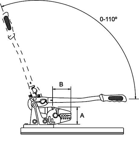 TENAZA DE ENGASTAR DE MESA 24"