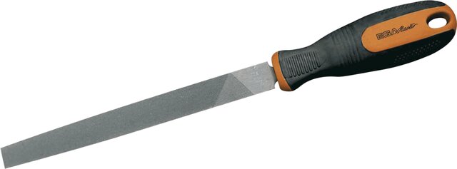 LIMA PLANA DE PUNTA CON MANGO BASTA 8"