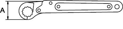 LLAVE DE CARRACA PARA RACORES 24 MM