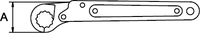 LLAVE DE CARRACA PARA RACORES 24 MM