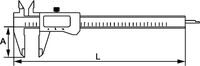 CALIBRE DIGITAL (CARCASA METÁLICA) INOX 150 MM × 0,01 MM