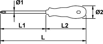 DESTORNILLADOR POZIDRIV® MASTERTORK EGA PZ-0