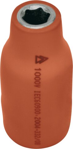 LLAVE DE VASO 1/2" STANDARD 6 CANTOS 1000 V 10 MM