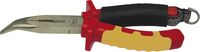 ALICATE TELEFONISTA BOCA CURVA TITACROM® BIMAT 1000 V ANTICAÍDA ANTIDROP ACO 160 MM