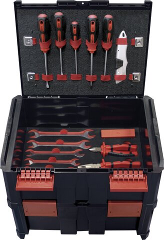 TOOLKIT PROFESIONAL DE FONTANERÍA MASTER 56 PIEZAS AMÉRICA