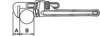 CLÉ SERRE-TUBES HEAVY DUTY 48"