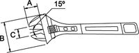 CLÉ À MOLETTE TITACROM® 30"