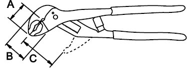 PINCE MULTIPRISE ENTREPASSÉE AUTO GRIP AVEC EFFET RESSORT 7"