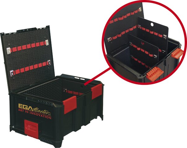 VALISE ABS EMPILABLE ET INDESTRUCTIBLE AVEC PANNEAUX 464 × 335 × 362 MM