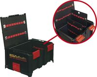 VALISE ABS EMPILABLE ET INDESTRUCTIBLE AVEC PANNEAUX 464 × 335 × 362 MM