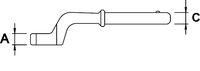 CLÉ POLYGONALE CONTRE-COUDÉE À RALLONGE 46 MM