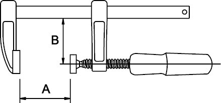SERRE-JOINT MODÈLE F 250 × 80 MM