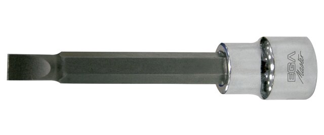 DOUILLE TOURNEVIS 1/2" POUR VIS À FENTE 1,2 X 8 SÉRIE LONGUE