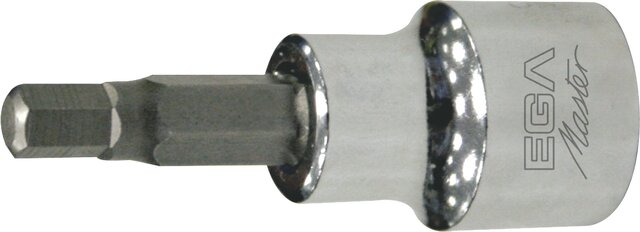 EMBOUT DE VISSAGE AVEC DOUILLE 1/4" HEXAGONALE 8 MM